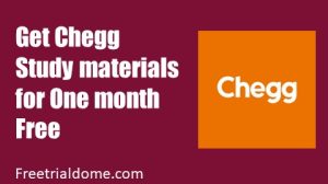 Chegg Free trial